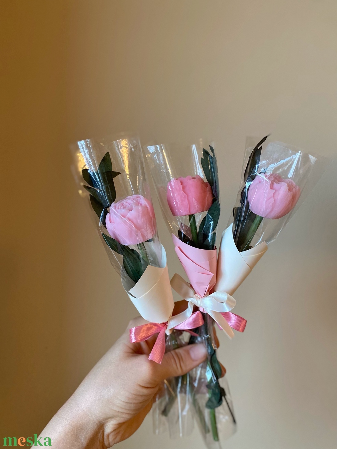 Illatos bazsarózsa (szójaviaszból) - kézműves ajándék Valentin napra, Nőnapra vagy más alkalomra - otthon & életmód - gyertya, illat, aroma - gyertya - Meska.hu