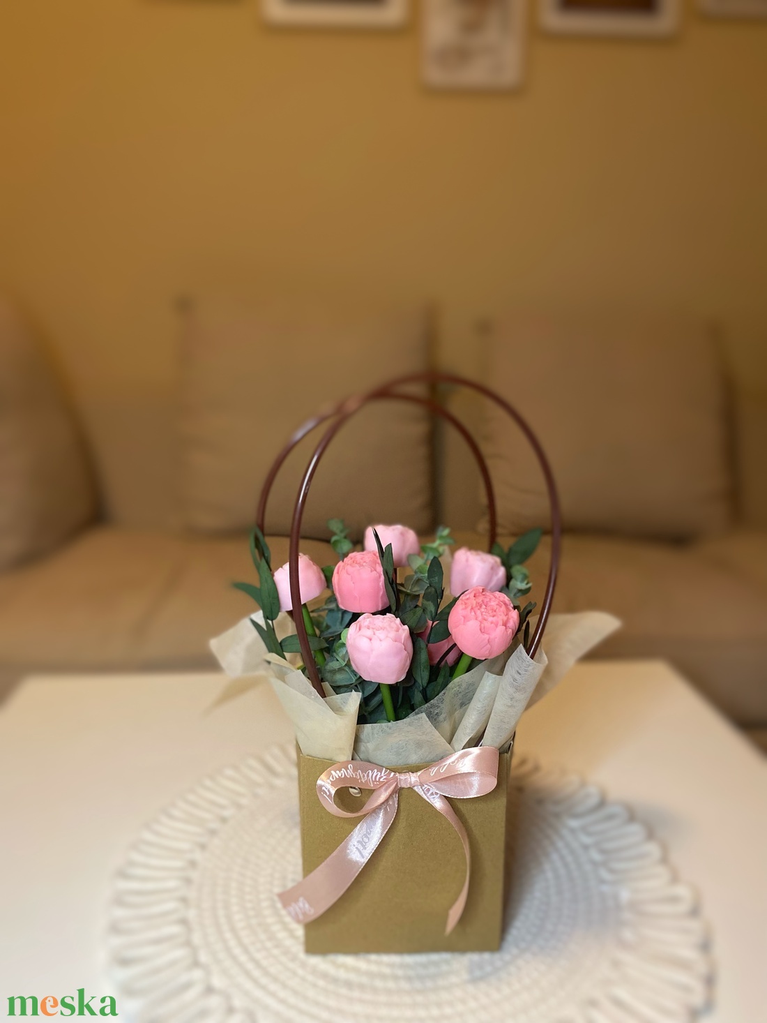 Illatos bazsarózsa box illatviasszal (szójaviaszból) - Bármely alkalomra tökéletes választás - otthon & életmód - gyertya, illat, aroma - gyertya - Meska.hu