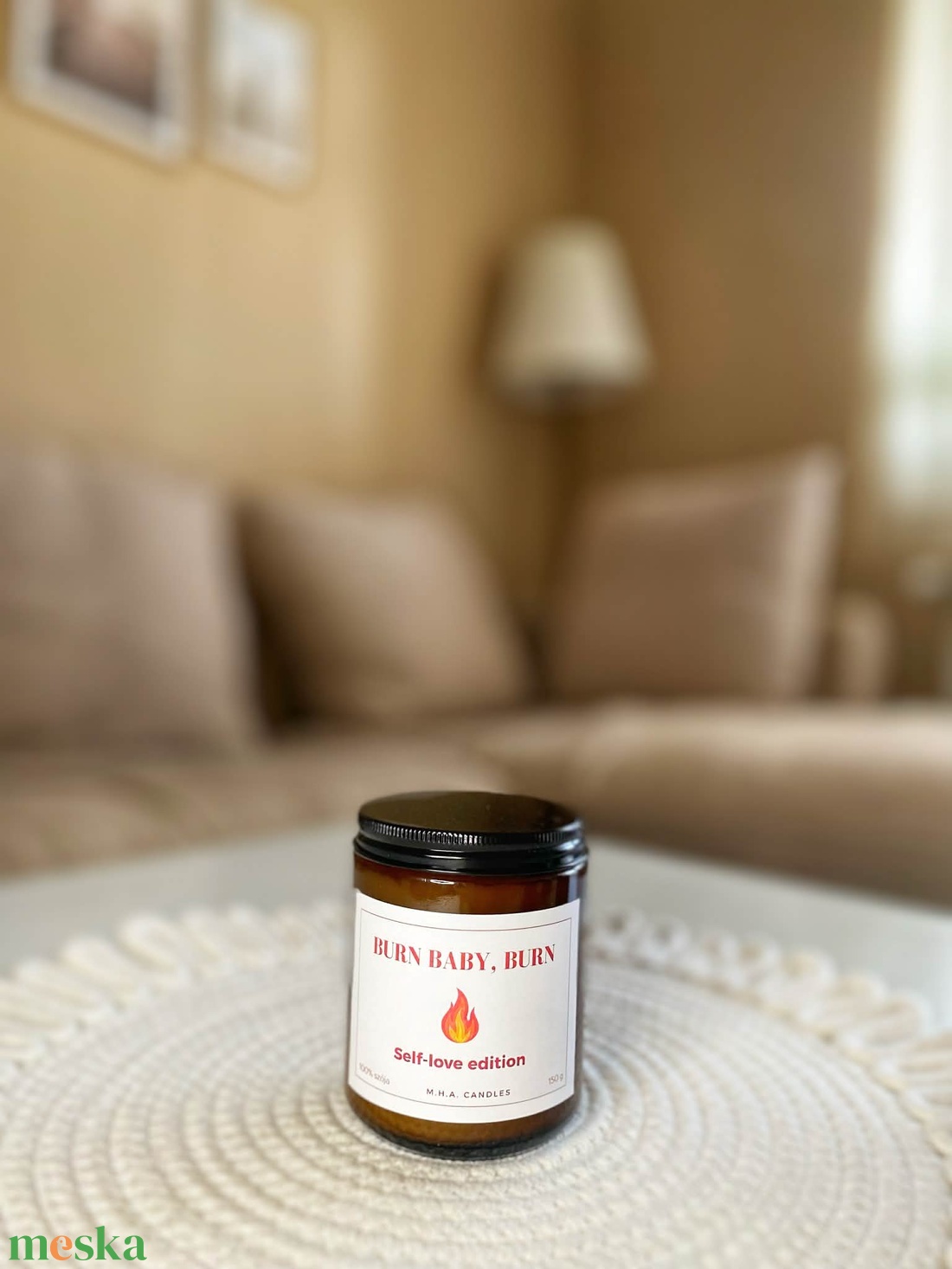 Titkos üzenetes gyertya (szójaviaszból) � Hotter than your last Tinder match. - jobb, mint a Tinder - otthon & életmód - gyertya, illat, aroma - gyertya - Meska.hu