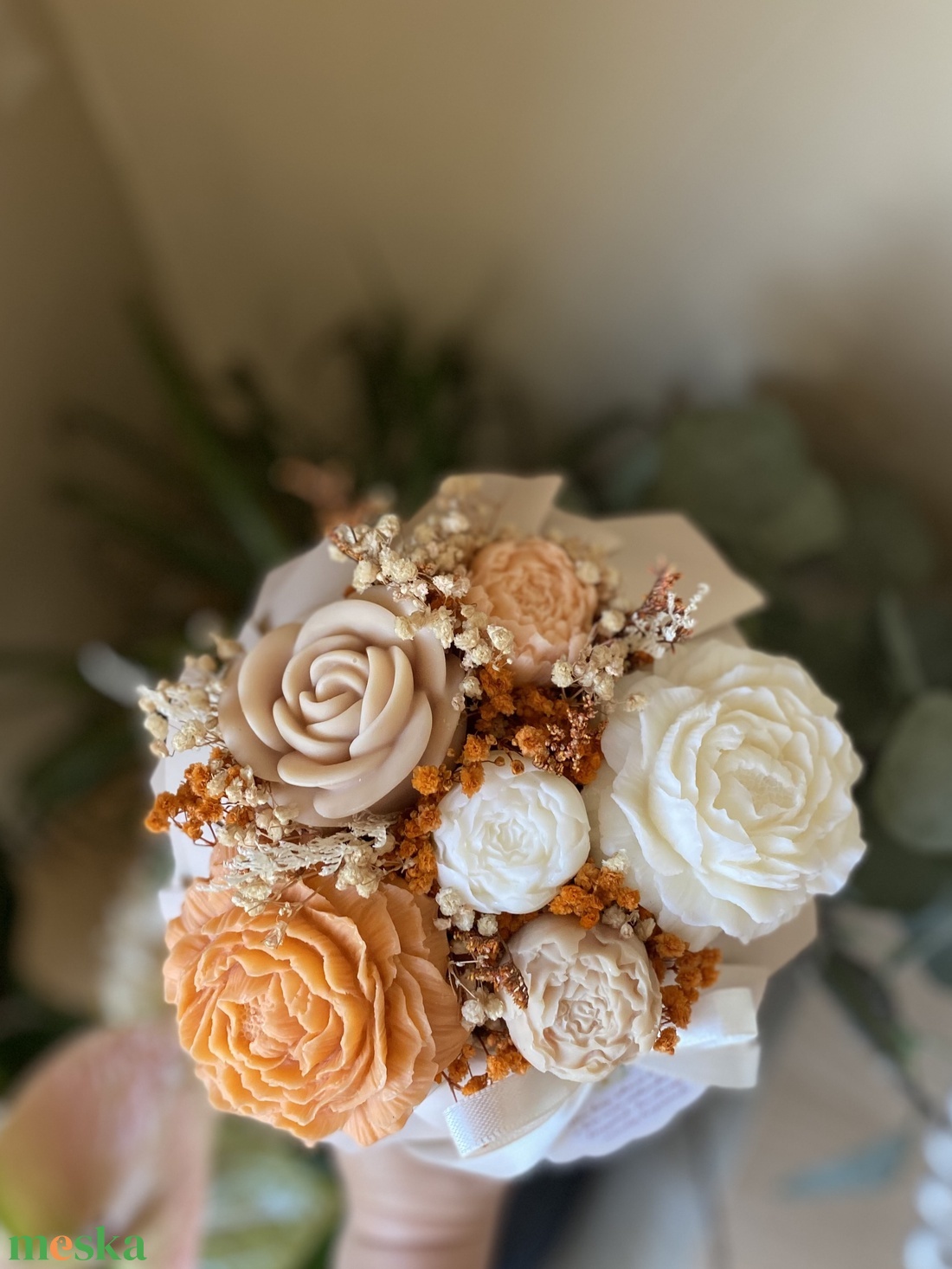 Illatviasz virágbox (szójaviaszból) - Szülőköszöntő ajándék - otthon & életmód - gyertya, illat, aroma - gyertya - Meska.hu