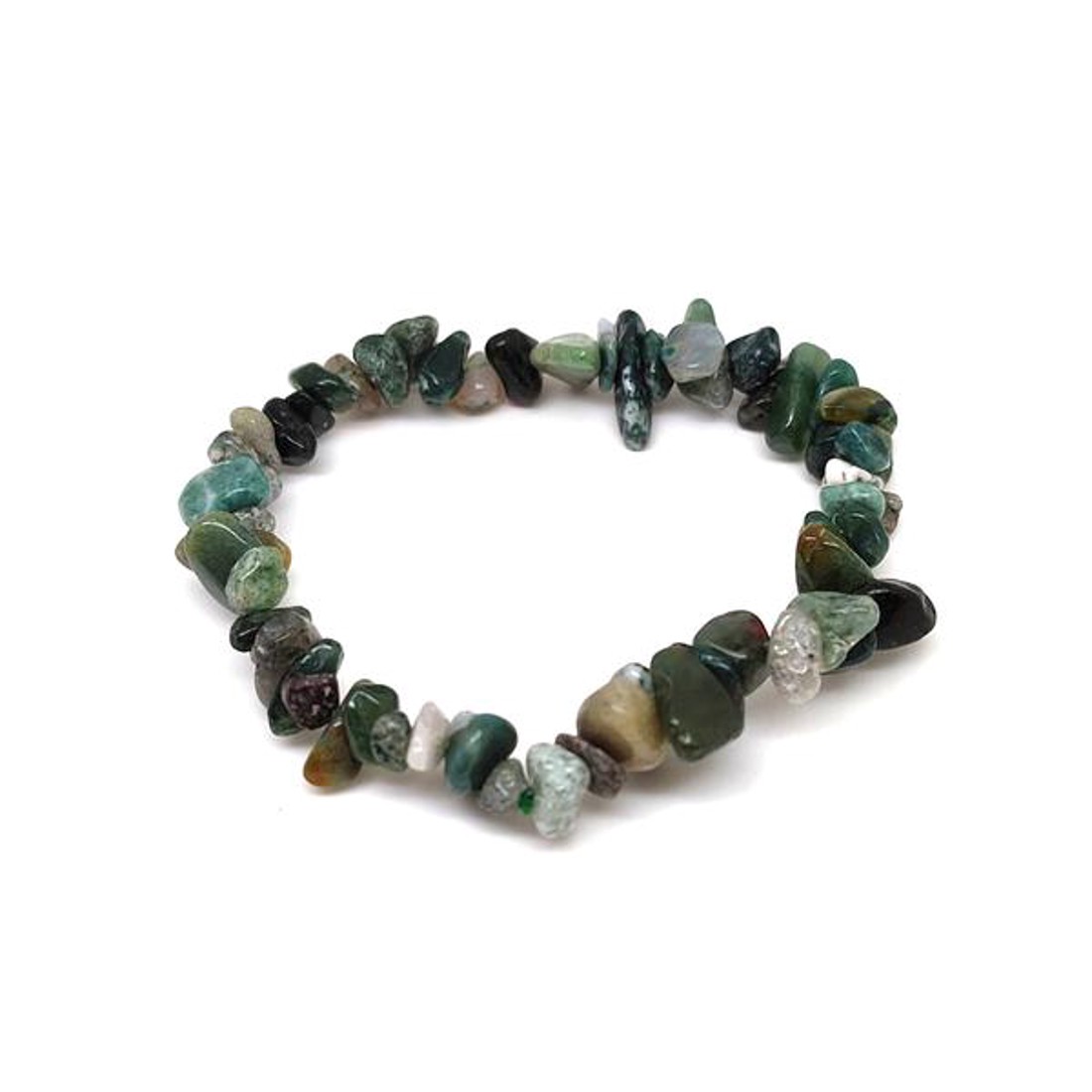 Splitter karkötő Achát moha - ékszer - karkötő - ásványkarkötő - Meska.hu