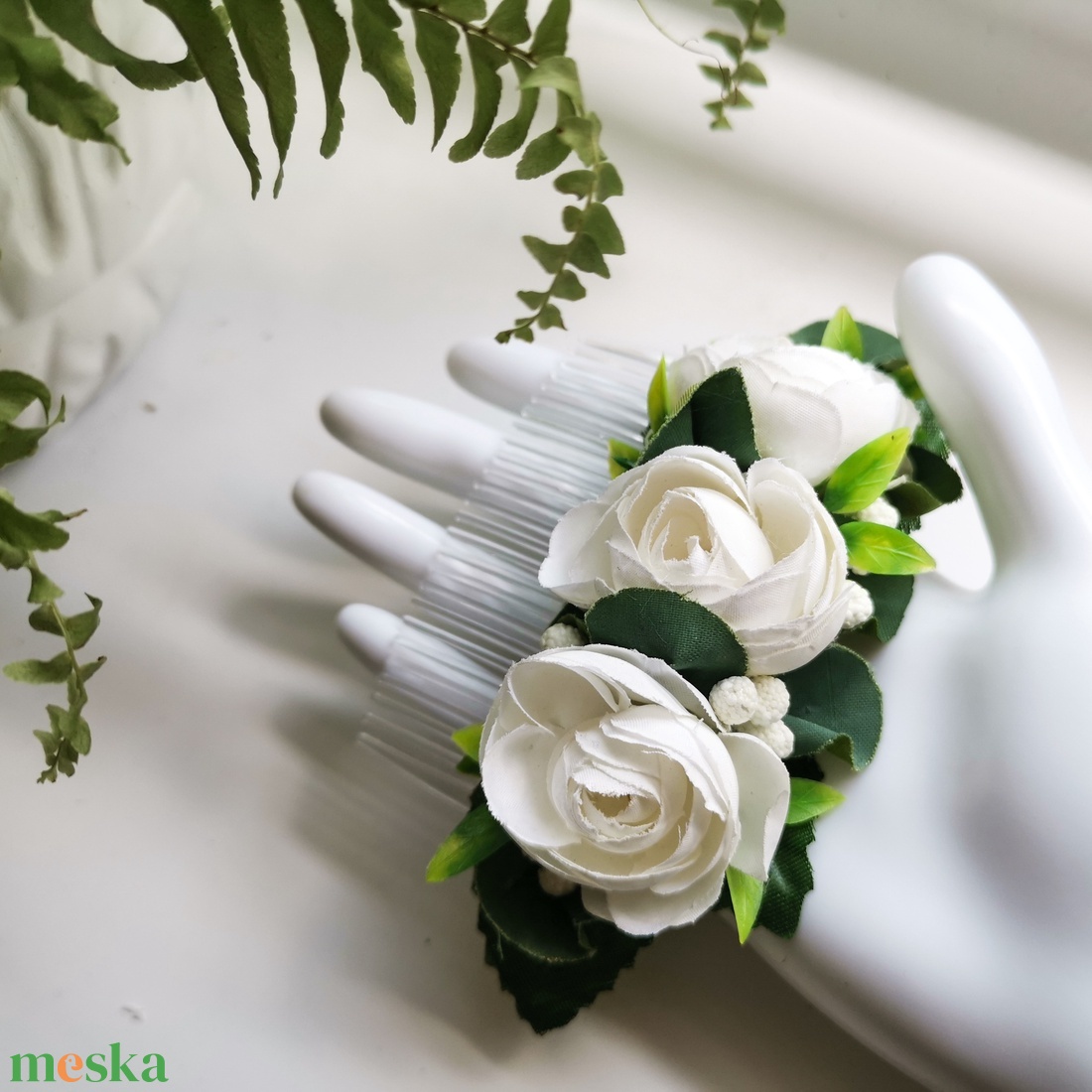 Greenery stílusú esküvői hajdísz - esküvő - hajdísz - kontydísz & hajdísz - Meska.hu Greenery stílusú esküvői hajdísz - esküvő - hajdísz - kontydísz & hajdísz - Meska.hu