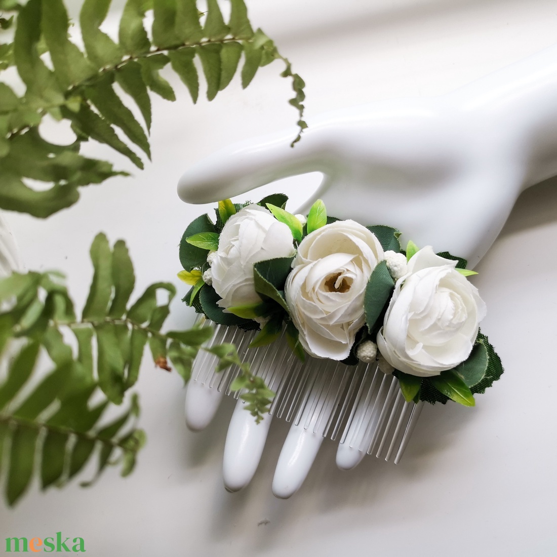 Greenery stílusú esküvői hajdísz - esküvő - hajdísz - kontydísz & hajdísz - Meska.hu Greenery stílusú esküvői hajdísz - esküvő - hajdísz - kontydísz & hajdísz - Meska.hu