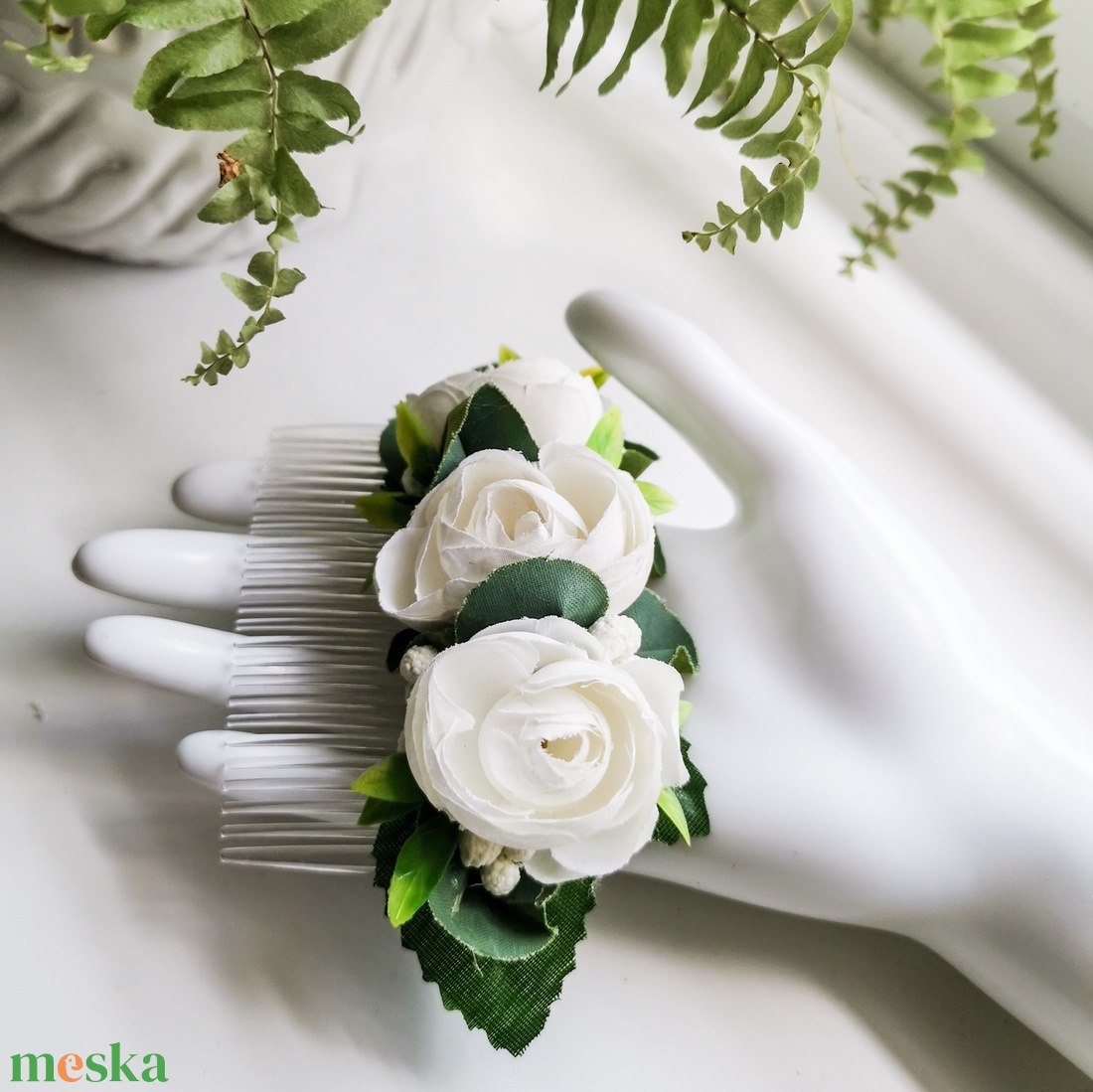 Greenery stílusú esküvői hajdísz - esküvő - hajdísz - kontydísz & hajdísz - Meska.hu Greenery stílusú esküvői hajdísz - esküvő - hajdísz - kontydísz & hajdísz - Meska.hu