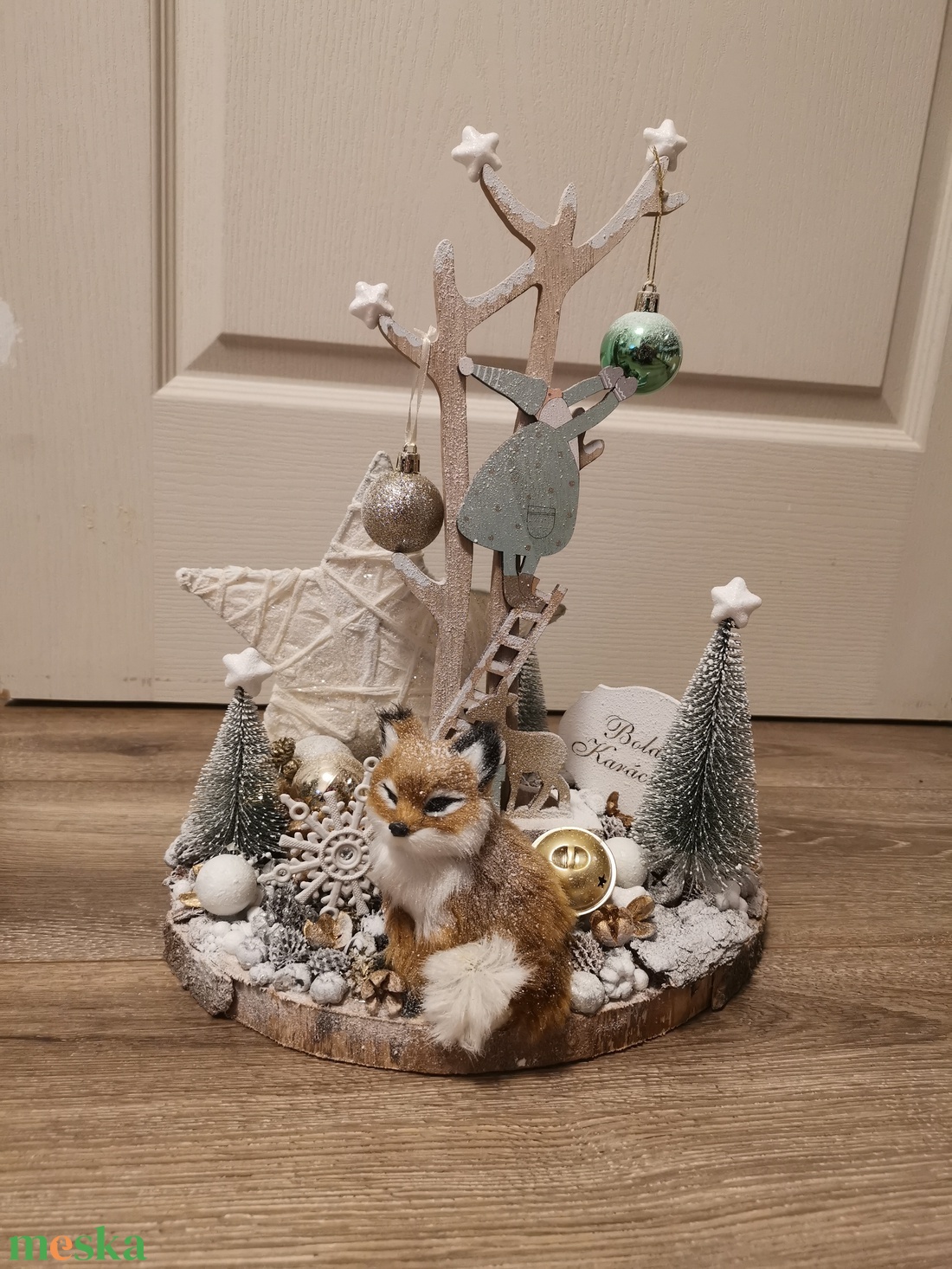 Nagyméretű adventi asztali dísz - karácsony - adventi díszek - adventi asztaldísz - Meska.hu
