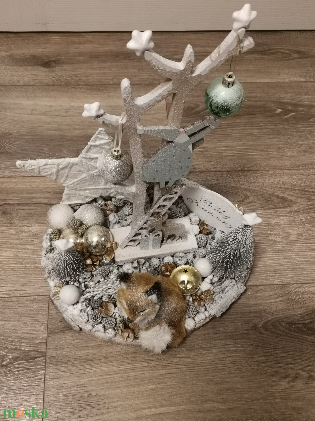 Nagyméretű adventi asztali dísz - karácsony - adventi díszek - adventi asztaldísz - Meska.hu