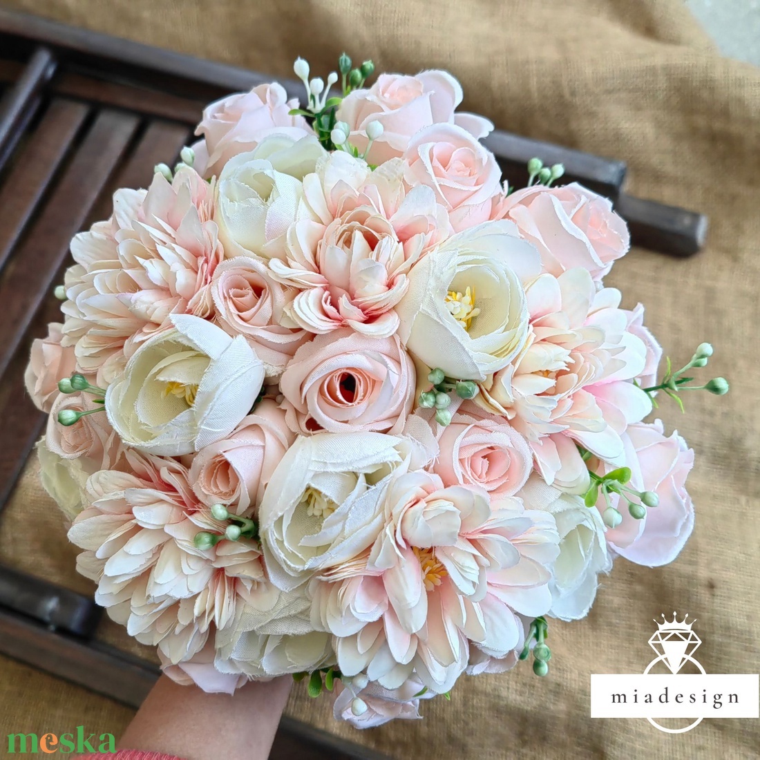 Romantic esküvői csokor - esküvő - menyasszonyi- és dobócsokor - Meska.hu Romantic esküvői csokor - esküvő - menyasszonyi- és dobócsokor - Meska.hu