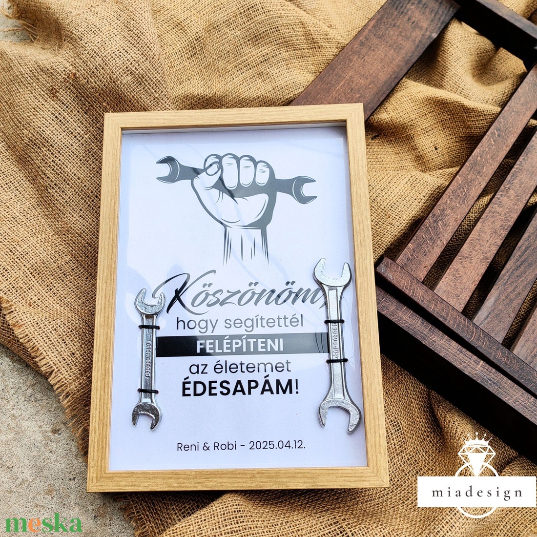 Édesapa/örömapa köszöntő ajándék - esküvő - emlék & ajándék - köszönőajándék - Meska.hu