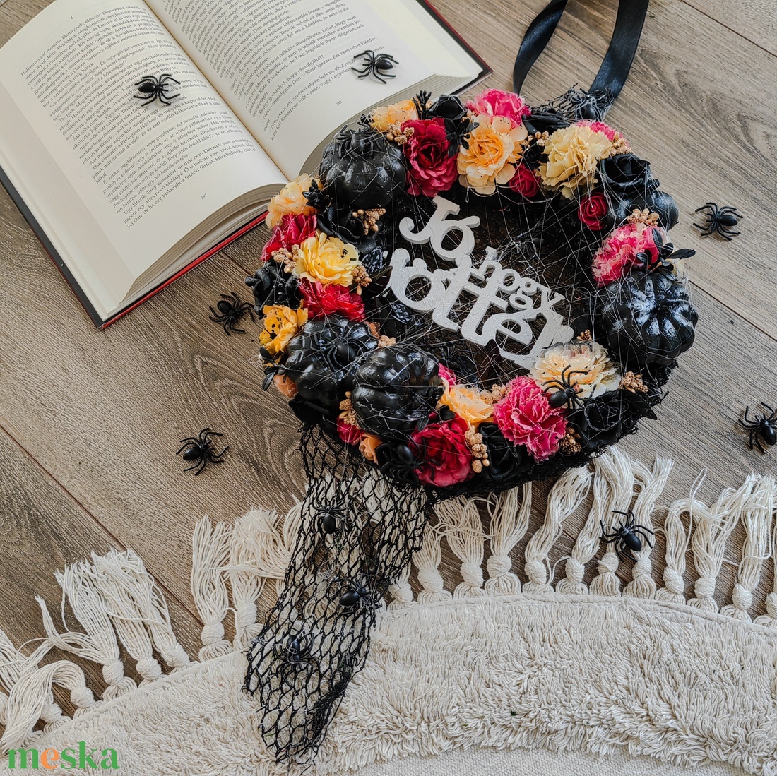 Halloweeni kézműves ajtókopogtató - otthon & életmód - dekoráció - ajtó- és ablak dekoráció - ajtódísz & kopogtató - Meska.hu Halloweeni kézműves ajtókopogtató - otthon & életmód - dekoráció - ajtó- és ablak dekoráció - ajtódísz & kopogtató - Meska.hu