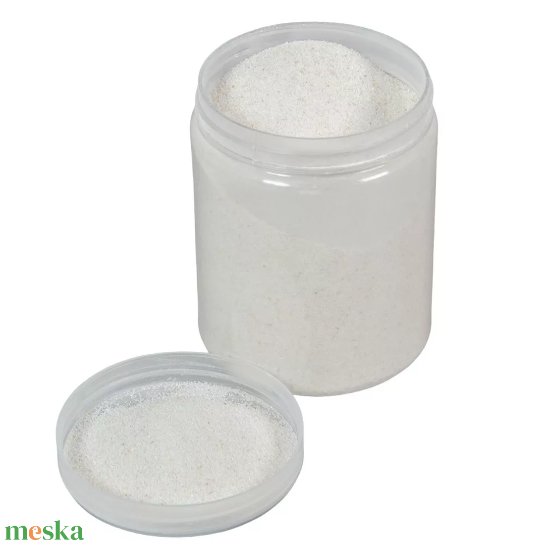 Fehér dekor homok mikro  0,60,8 mm, 450 g - kellékek & szerszámok - vegyes alapanyag - egyéb alapanyag - Meska.hu