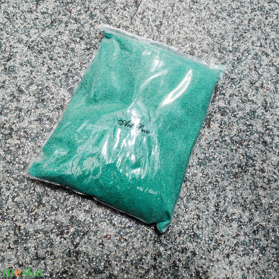 Menta dekor homok mikro  0,60,8 mm, 450 g - kellékek & szerszámok - vegyes alapanyag - egyéb alapanyag - Meska.hu