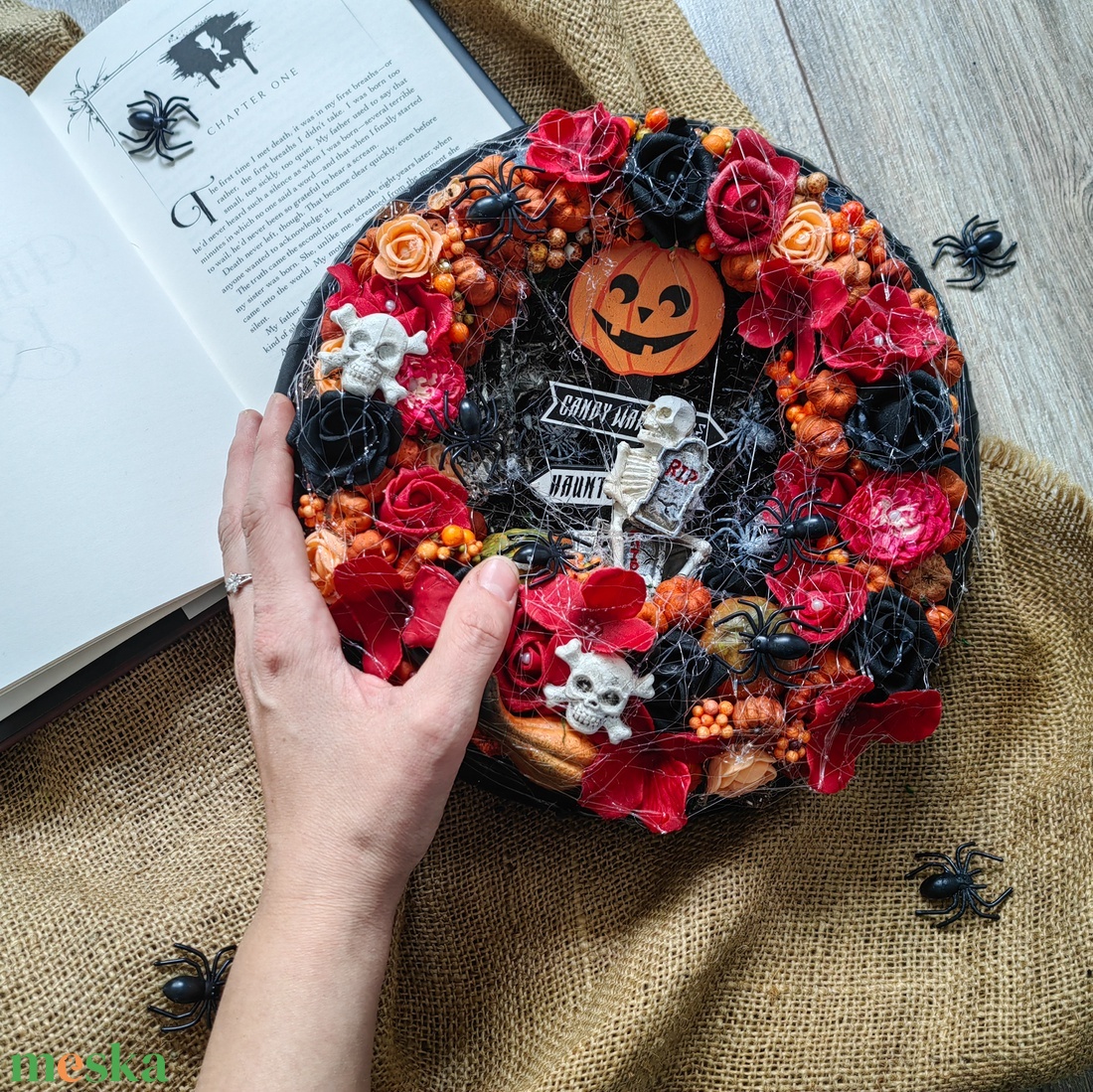 Halloween ajtókopogtató  - otthon & életmód - dekoráció - ajtó- és ablak dekoráció - ajtódísz & kopogtató - Meska.hu Halloween ajtókopogtató  - otthon & életmód - dekoráció - ajtó- és ablak dekoráció - ajtódísz & kopogtató - Meska.hu