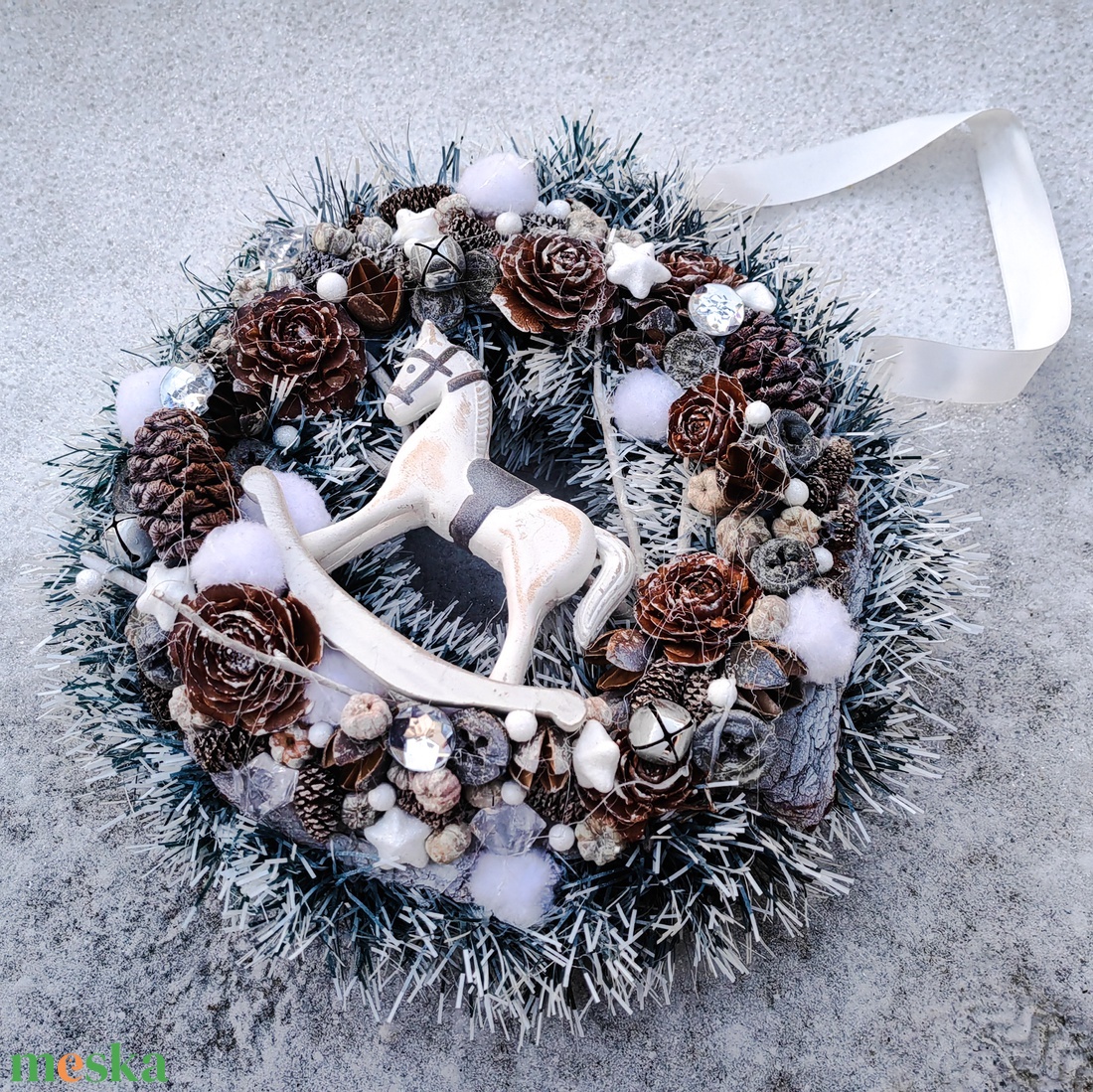 Hintalovacskás ajtókopogtató  - otthon & életmód - dekoráció - ajtó- és ablak dekoráció - ajtódísz & kopogtató - Meska.hu