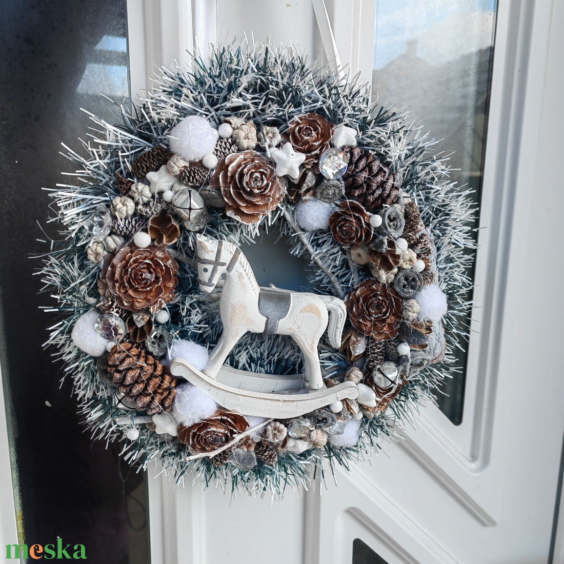 Hintalovacskás ajtókopogtató  - otthon & életmód - dekoráció - ajtó- és ablak dekoráció - ajtódísz & kopogtató - Meska.hu