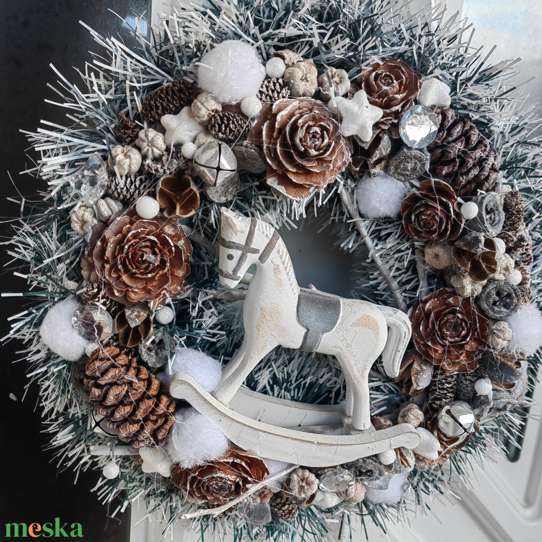 Hintalovacskás ajtókopogtató  - otthon & életmód - dekoráció - ajtó- és ablak dekoráció - ajtódísz & kopogtató - Meska.hu