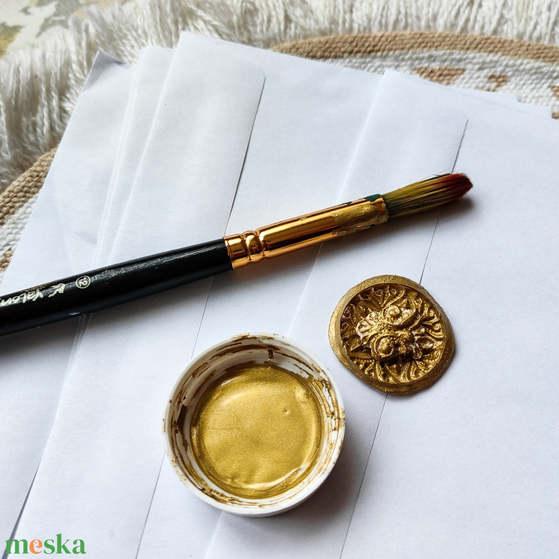 Levél, vagy meghívó pecsét (viaszpecsét)  - esküvő - meghívó & kártya - esküvői pecsét, bélyegző - esküvői viasz pecsét - Meska.hu