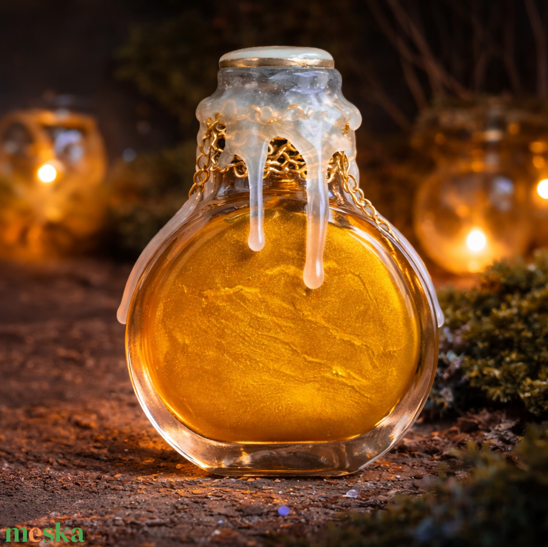 Fortuna Csókja bájital - ünnepi alkalmakra - otthon & életmód - dekoráció - asztal és polc dekoráció - díszüveg - Meska.hu