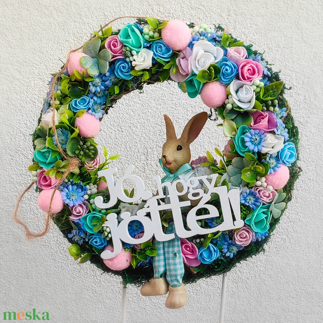 Jó, hogy jöttél ajtókopogtató  - otthon & életmód - dekoráció - ajtó- és ablak dekoráció - ajtódísz & kopogtató - Meska.hu