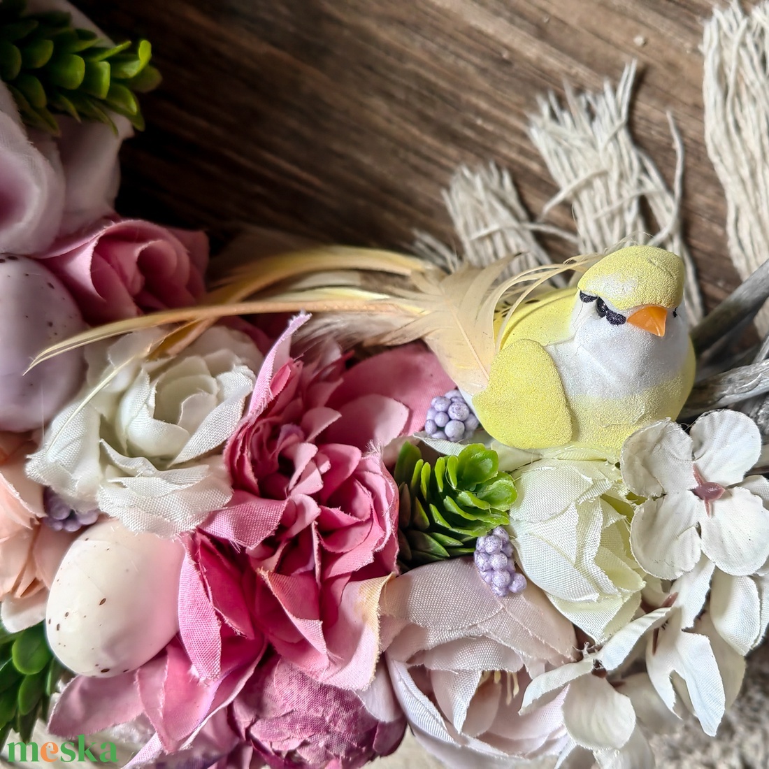 Tavaszi ajtókopogtató  - otthon & életmód - dekoráció - ajtó- és ablak dekoráció - ajtódísz & kopogtató - Meska.hu