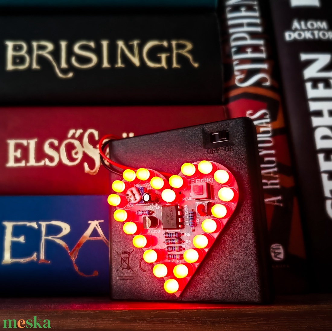 Valentin napi Led-es világítás 3 világítási móddal - otthon & életmód - dekoráció - asztal és polc dekoráció - asztaldísz - Meska.hu