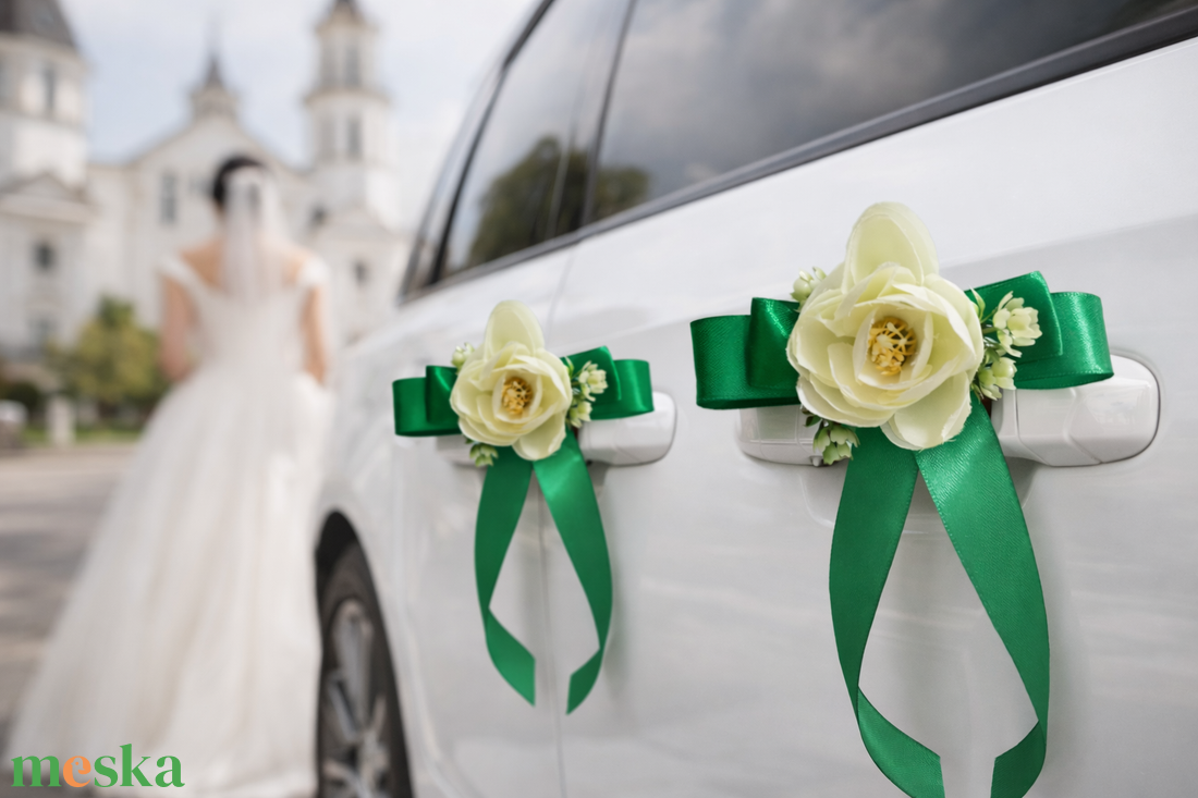 Smaragdzöld kilincs vagy visszapillantó dísz - otthon & életmód - autó - visszapillantó dísz - Meska.hu