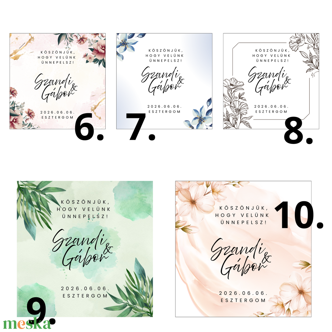 Esküvői vendégköszönő ajándék - esküvő - emlék & ajándék - köszönőajándék - Meska.hu