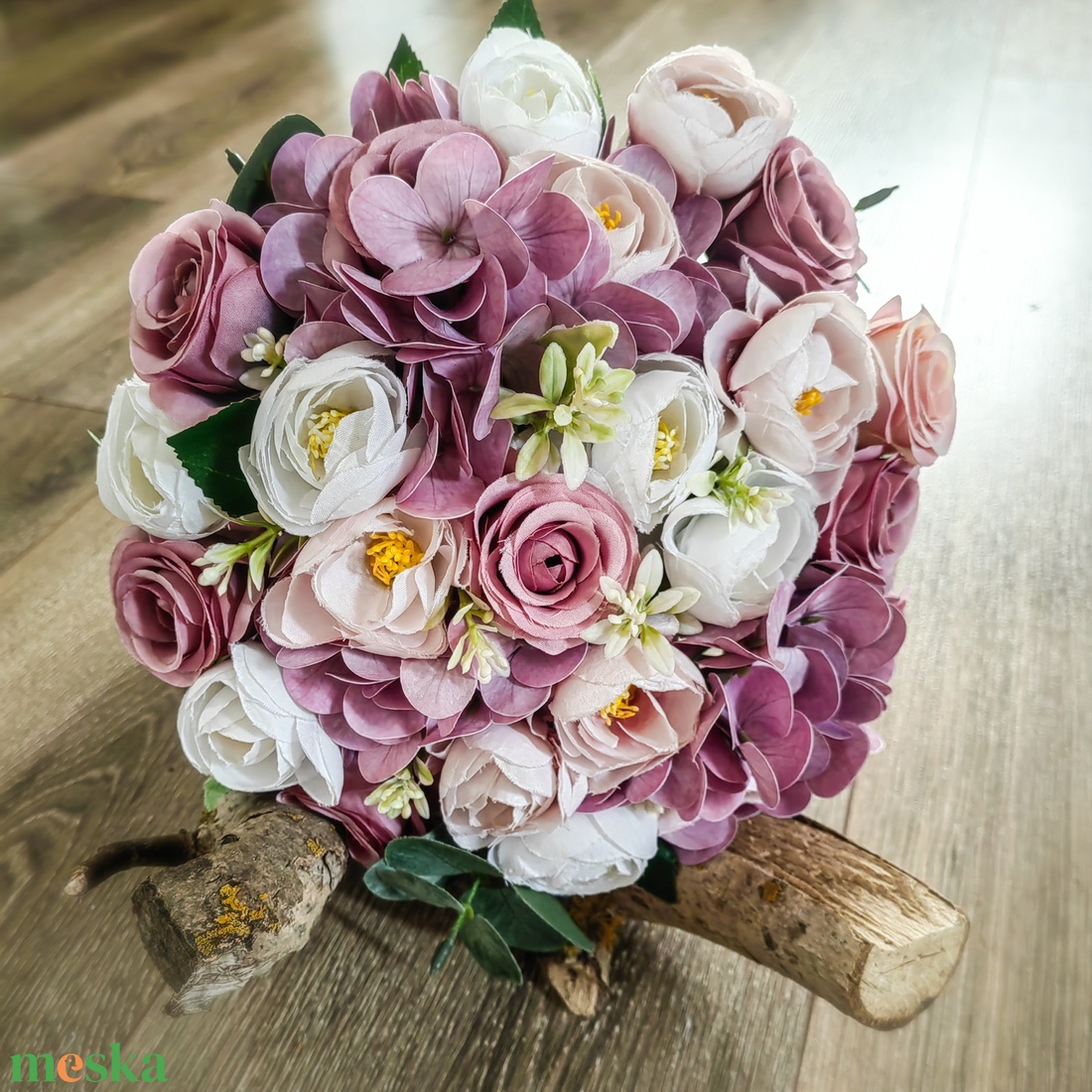 Purple moments esküvői csokor - esküvő - menyasszonyi- és dobócsokor - Meska.hu
