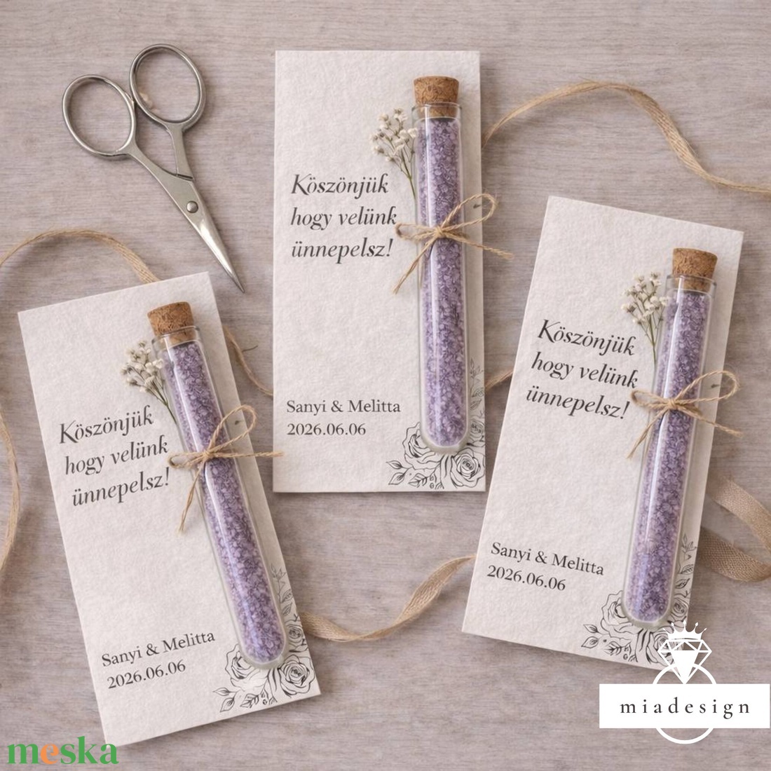 Eküvői vendégköszönő ajándék - esküvő - emlék & ajándék - köszönőajándék - Meska.hu