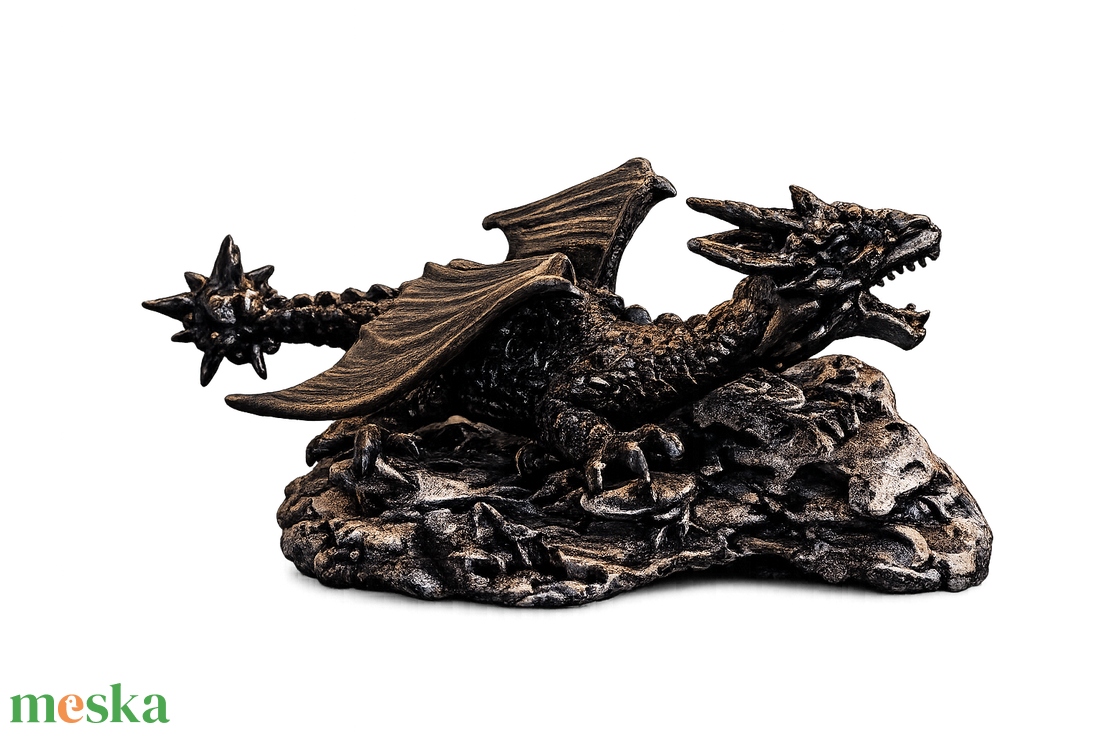 Sárkányos szobor (Tairn-Negyedik szárny) - otthon & életmód - dekoráció - asztal és polc dekoráció - könyvszobor - Meska.hu