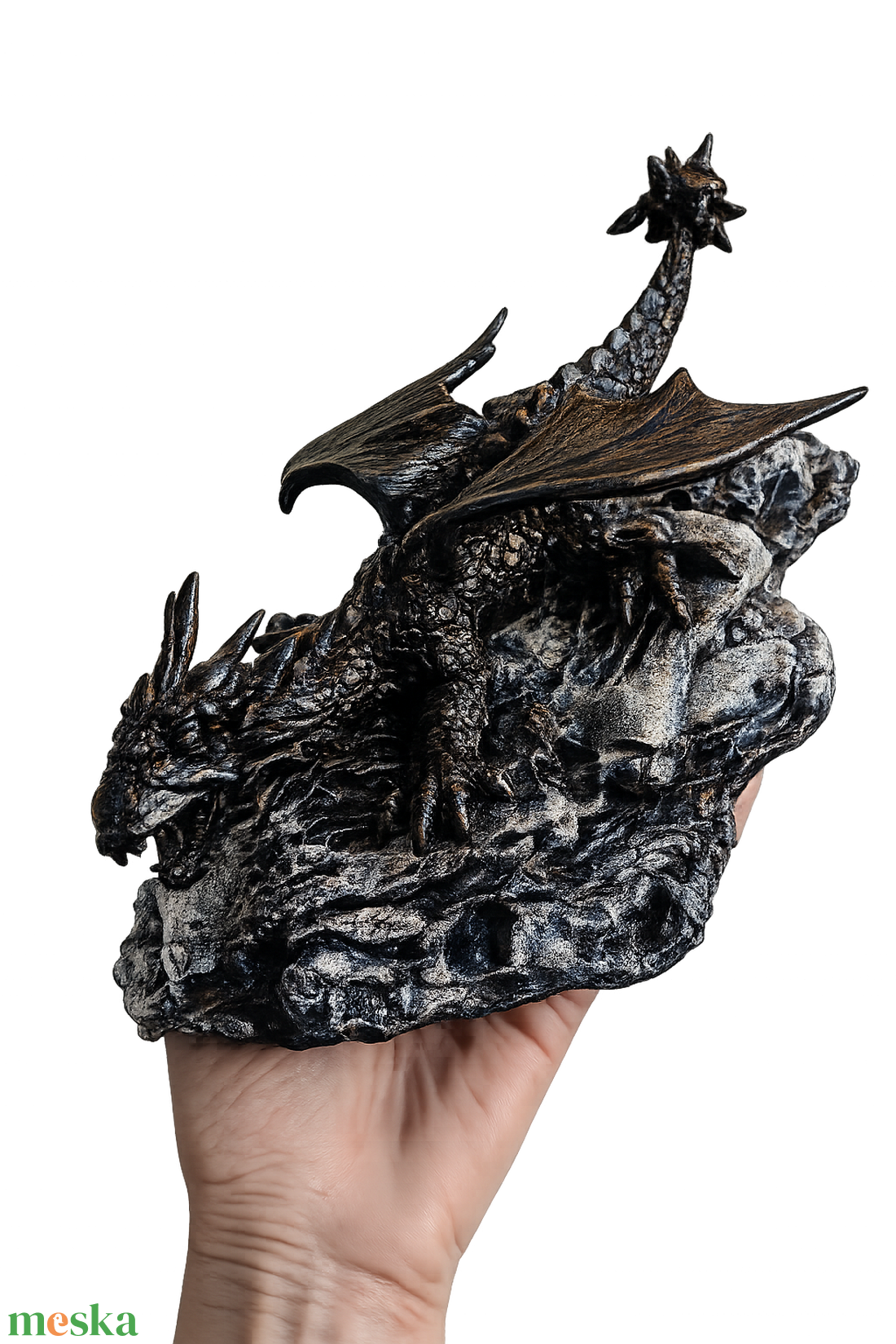 Sárkányos szobor (Tairn-Negyedik szárny) - otthon & életmód - dekoráció - asztal és polc dekoráció - könyvszobor - Meska.hu