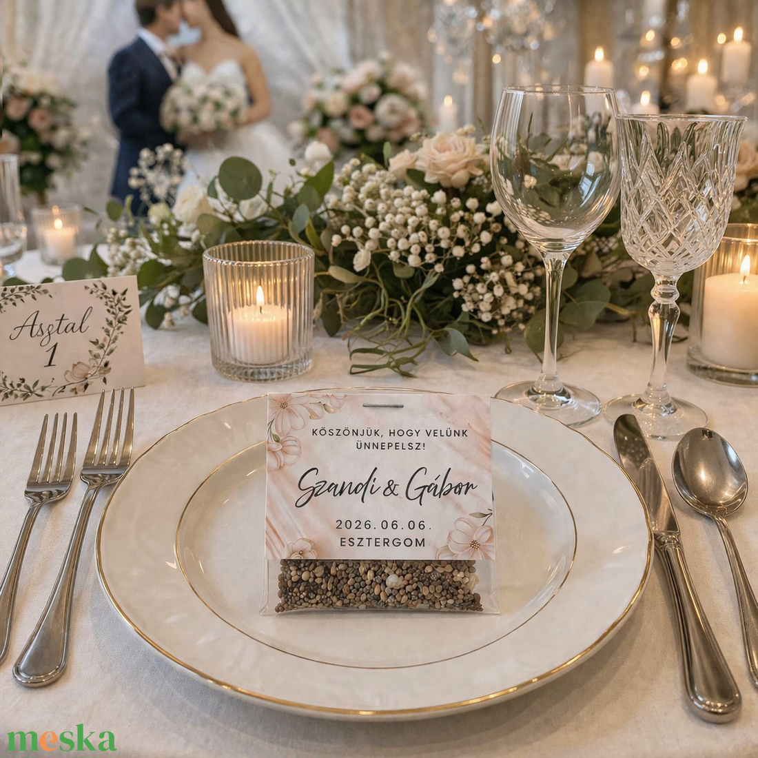 Násznép köszönő virágmagos ajándék - esküvő - emlék & ajándék - köszönőajándék - Meska.hu