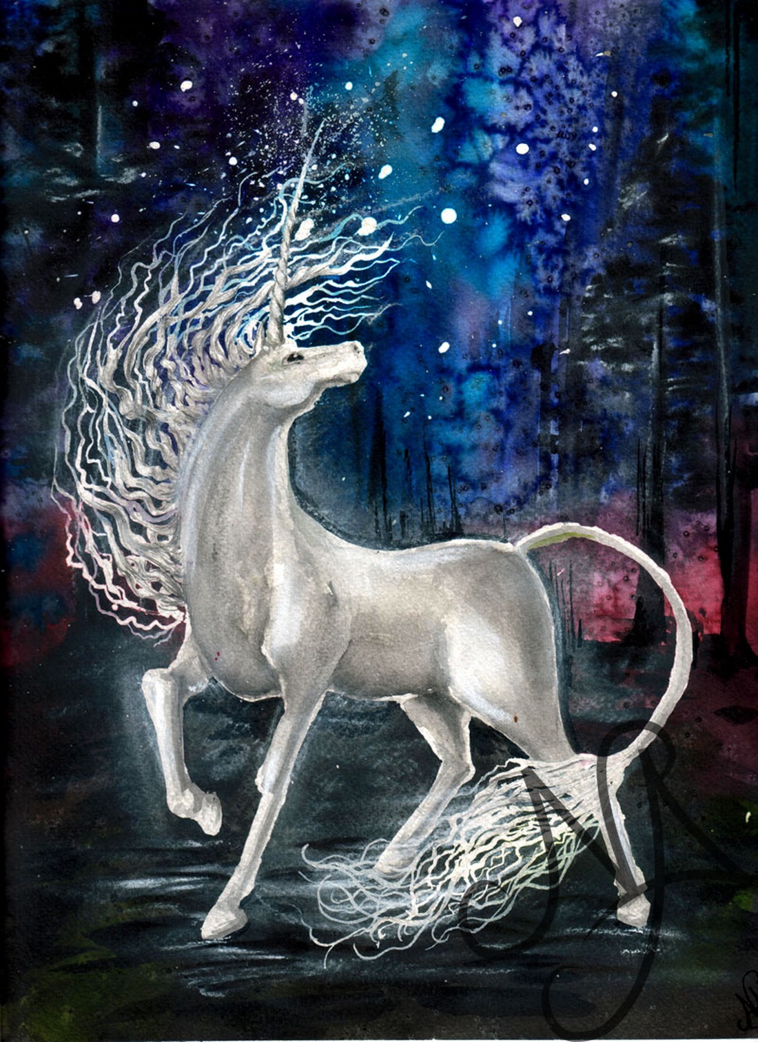 Az Egyszarvú - A/4es print -  - Meska.hu