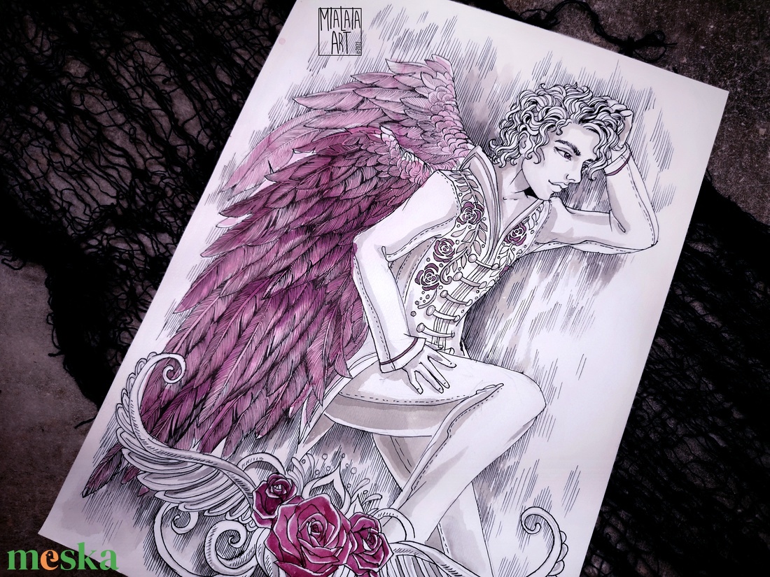 Cupido festmény - művészet - festmény - akvarell - Meska.hu Cupido festmény - művészet - festmény - akvarell - Meska.hu