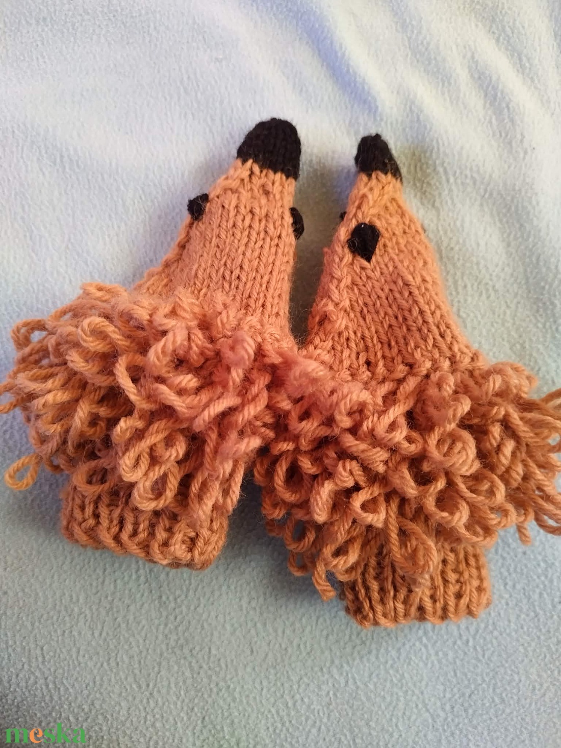 süni kesztyű babáknak - ruha & divat - sál, sapka, kendő - kesztyű - Meska.hu