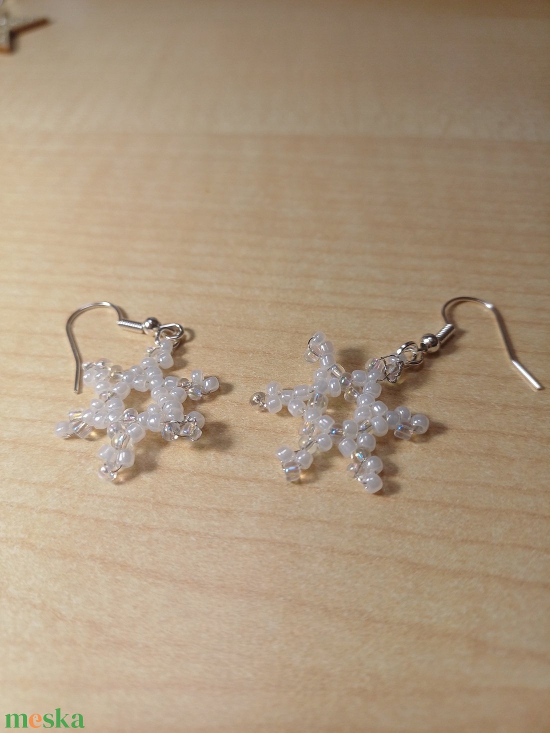 Kis hópihe fülbevaló  - ékszer - fülbevaló - lógó fülbevaló - Meska.hu
