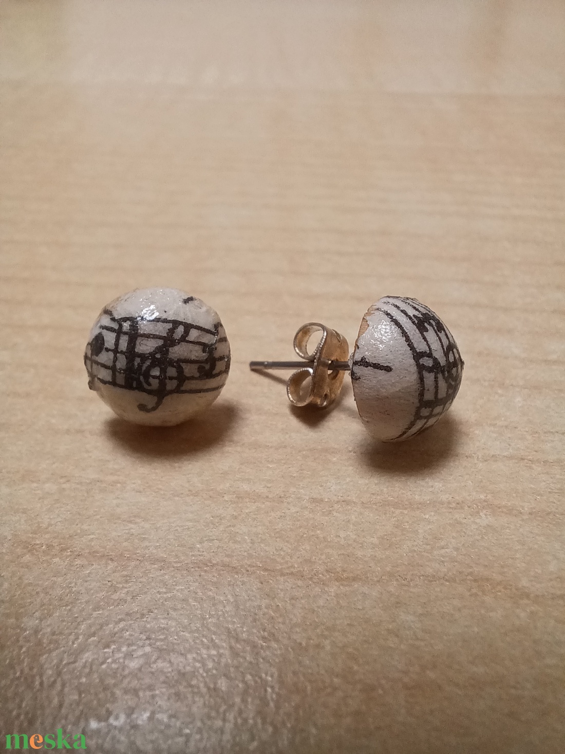 Kottás pötty fülbevaló  - ékszer - fülbevaló - pötty fülbevaló - Meska.hu