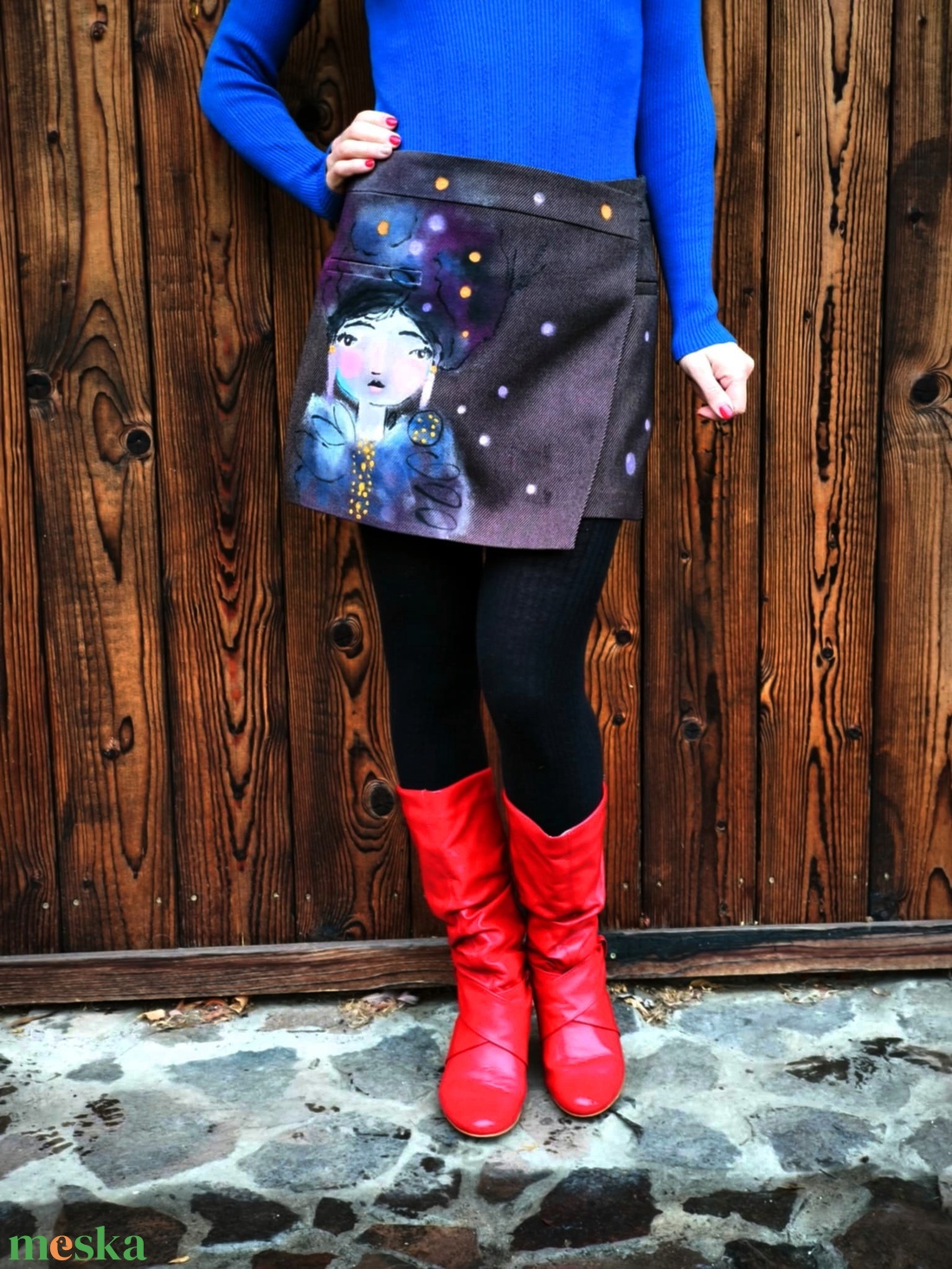 Illa, dizájner rövidnadrág - ruha & divat - női ruha - nadrág - Meska.hu