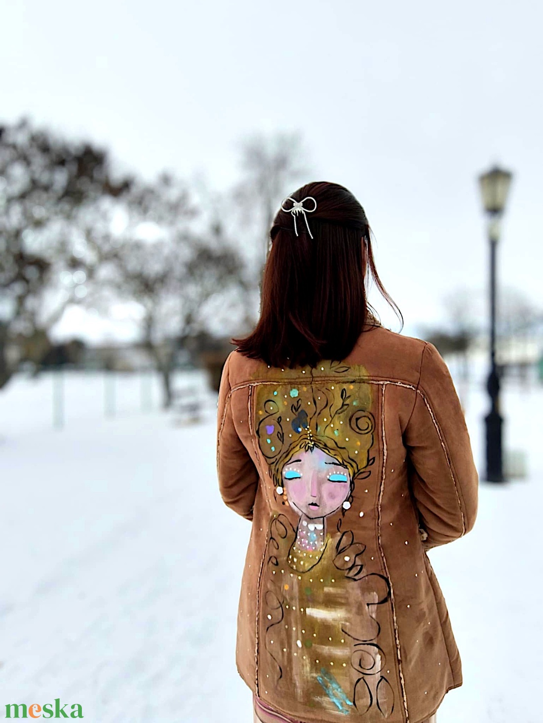 Anna, irha kabát - ruha & divat - női ruha - kabát - Meska.hu