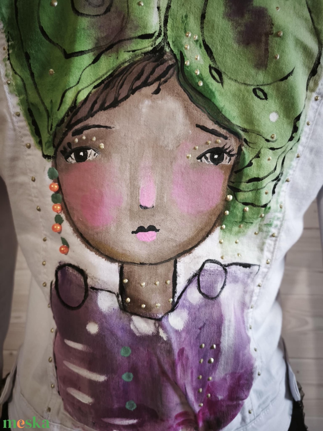 Böske, farmer kabát - ruha & divat - női ruha - kabát - Meska.hu