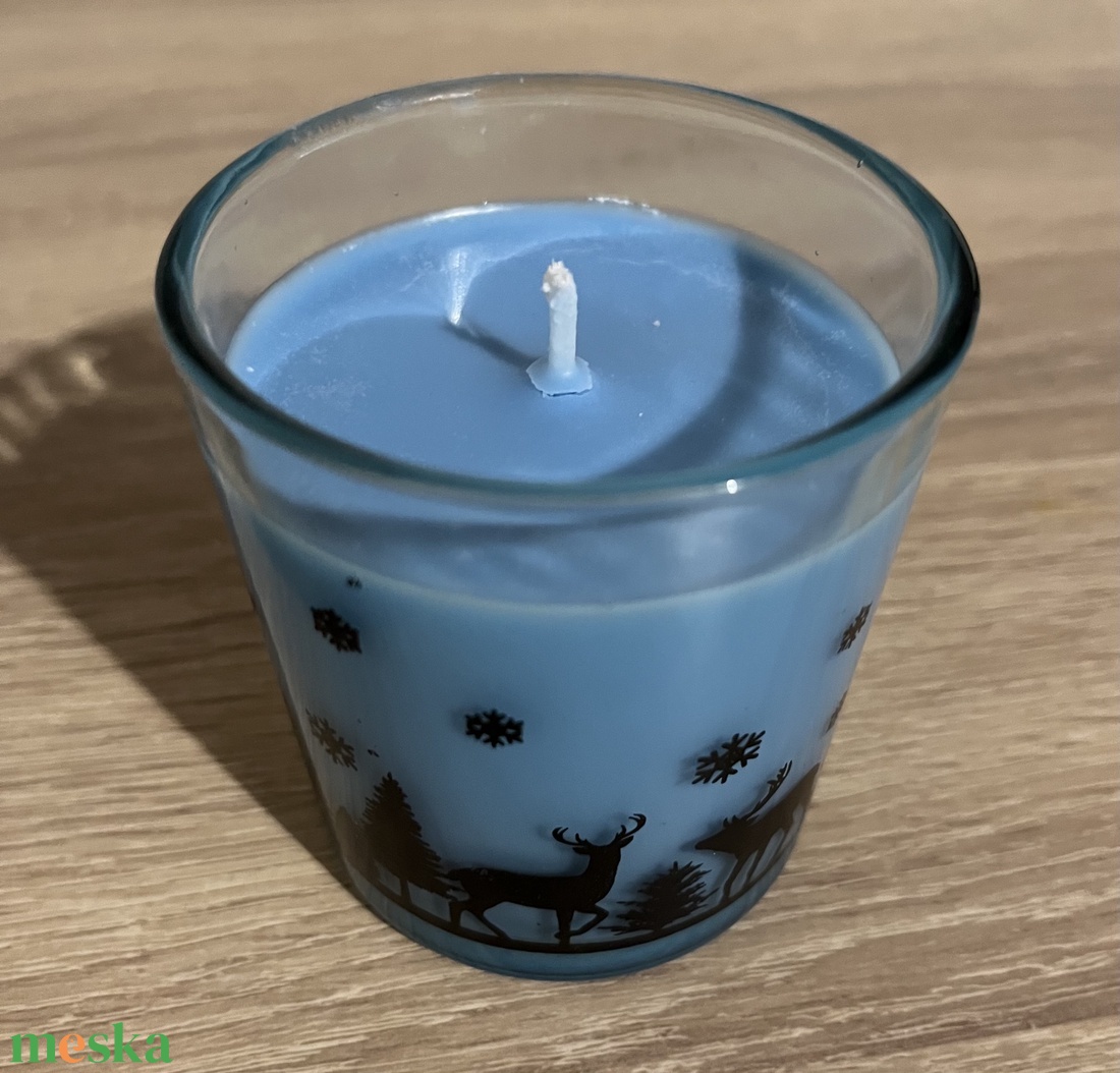 Téli áfonya illatgyertya - otthon & életmód - gyertya, illat, aroma - gyertya - Meska.hu