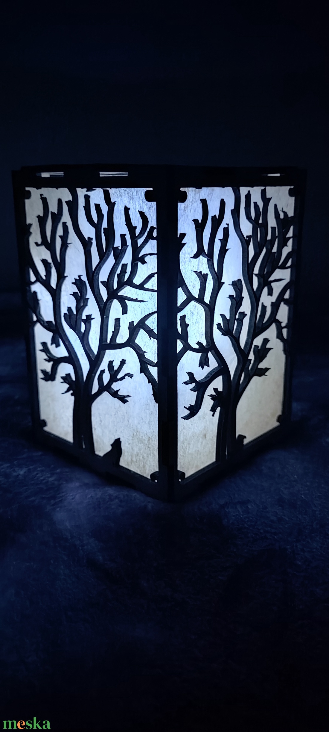 Holdfényes erdő lámpás - otthon & életmód - lámpa - asztali lámpa - Meska.hu