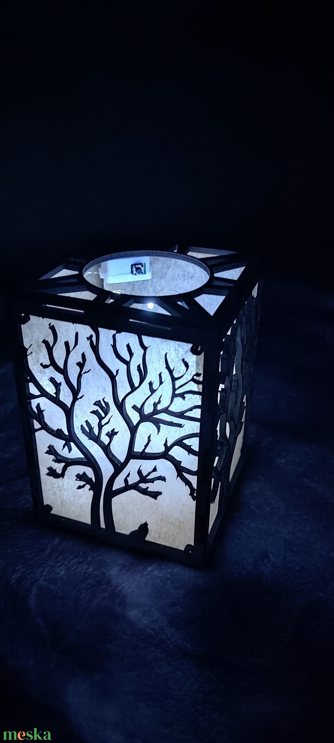 Holdfényes erdő lámpás - otthon & életmód - lámpa - asztali lámpa - Meska.hu