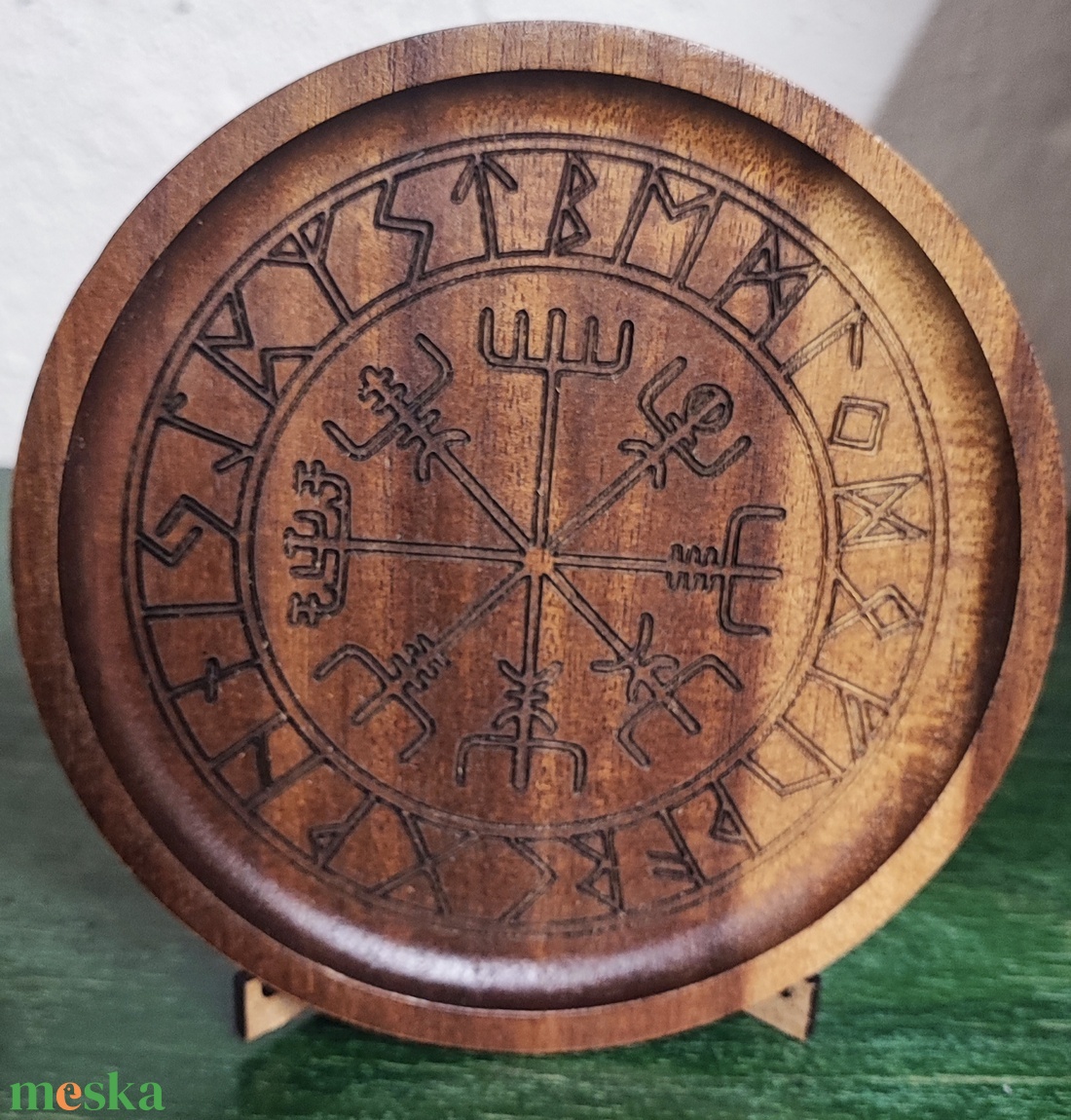 Viking Vegvísir falidísz  - kellékek & szerszámok - csomagolóanyag - ragasztószalag, cellux - Meska.hu