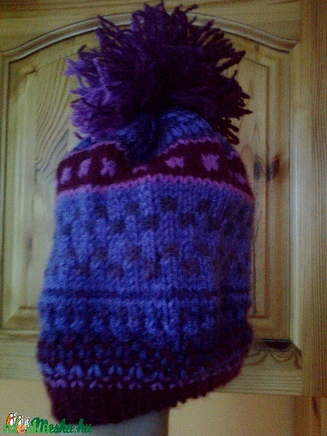 Lila káprázat - ruha & divat - sál, sapka, kendő - sapka & sál szett - Meska.hu