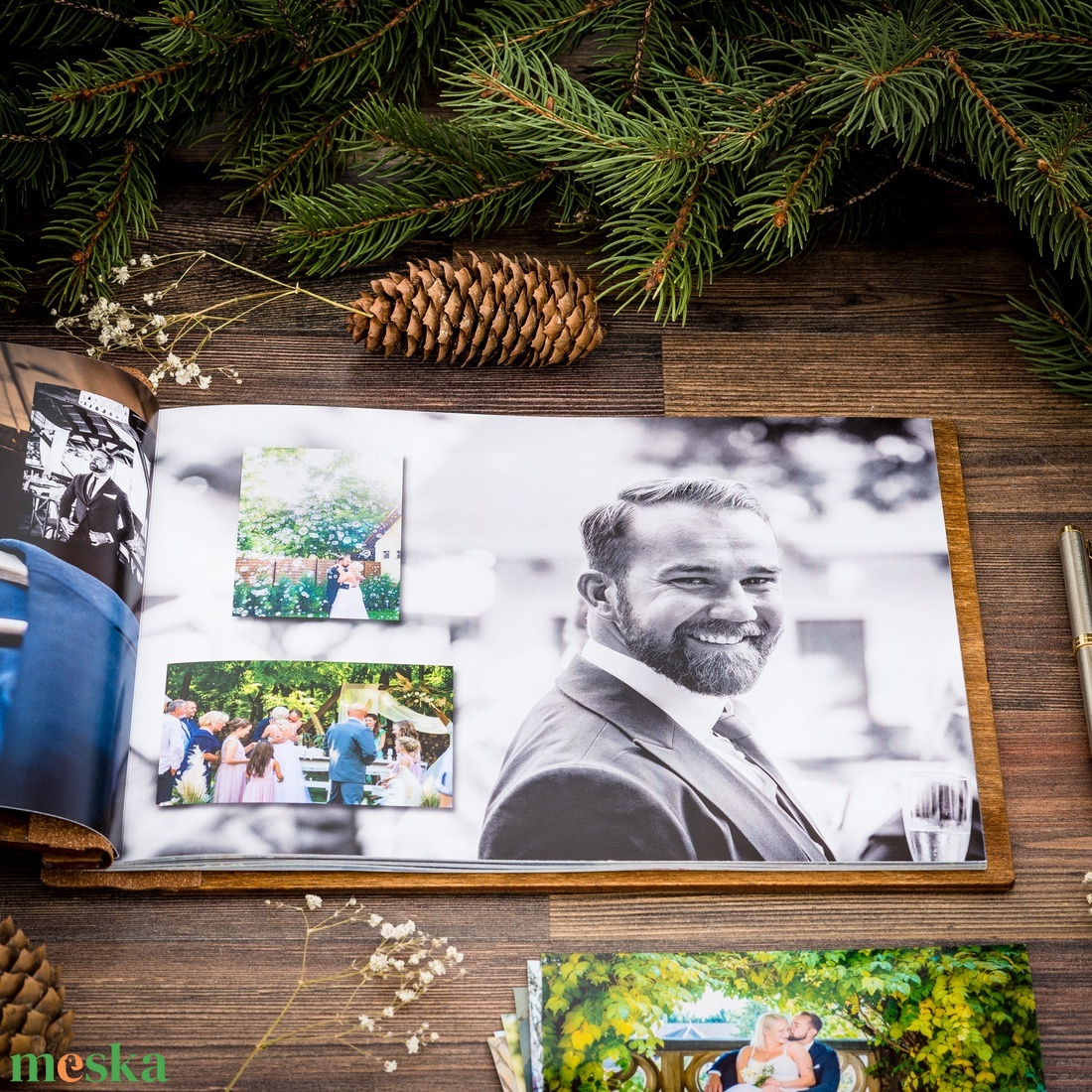 Vendégkönyv, scrapbook fa borítással, A4 méretben - esküvő - emlék & ajándék - album & fotóalbum - Meska.hu Vendégkönyv, scrapbook fa borítással, A4 méretben - esküvő - emlék & ajándék - album & fotóalbum - Meska.hu