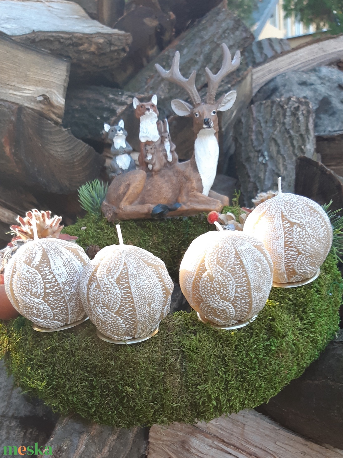 Mesél az erdő -adventi koszorú - otthon & életmód - dekoráció - ajtó- és ablak dekoráció - ajtódísz & kopogtató - Meska.hu Mesél az erdő -adventi koszorú - otthon & életmód - dekoráció - ajtó- és ablak dekoráció - ajtódísz & kopogtató - Meska.hu