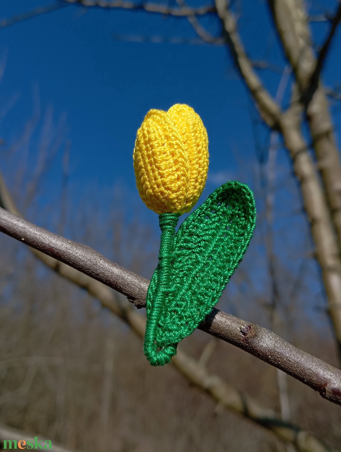 Sárga tulipán kitűző - ékszer - kitűző és bross - kitűző - Meska.hu Sárga tulipán kitűző - ékszer - kitűző és bross - kitűző - Meska.hu