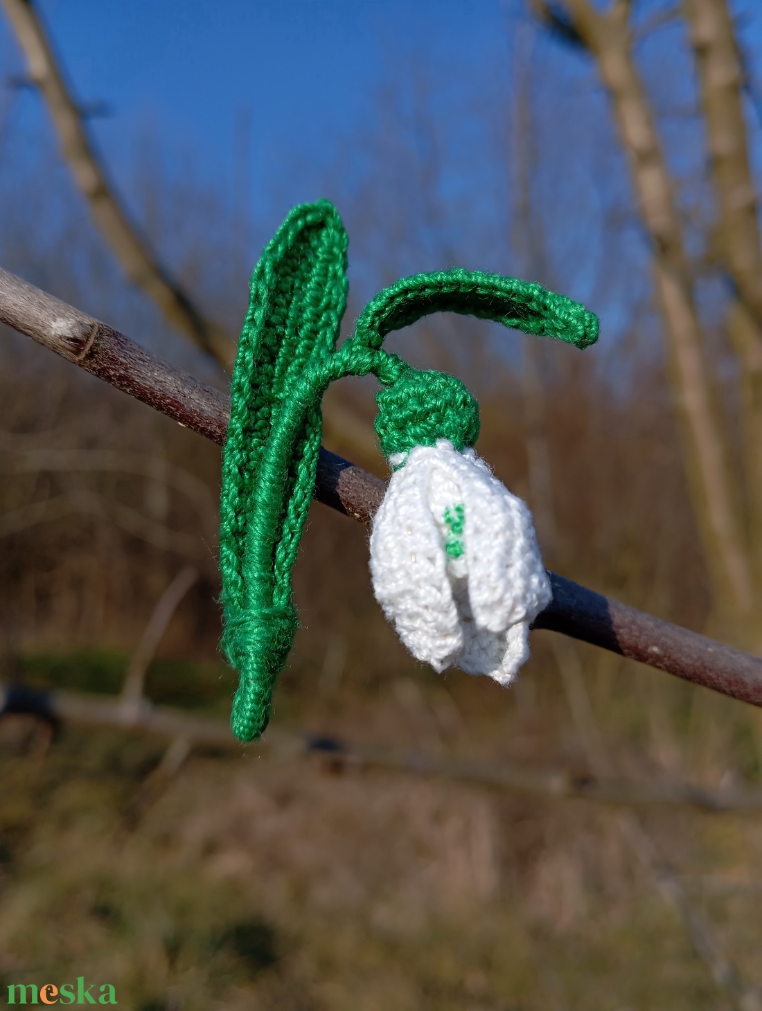 Hóvirág kitűző - ékszer - kitűző és bross - kitűző - Meska.hu Hóvirág kitűző - ékszer - kitűző és bross - kitűző - Meska.hu