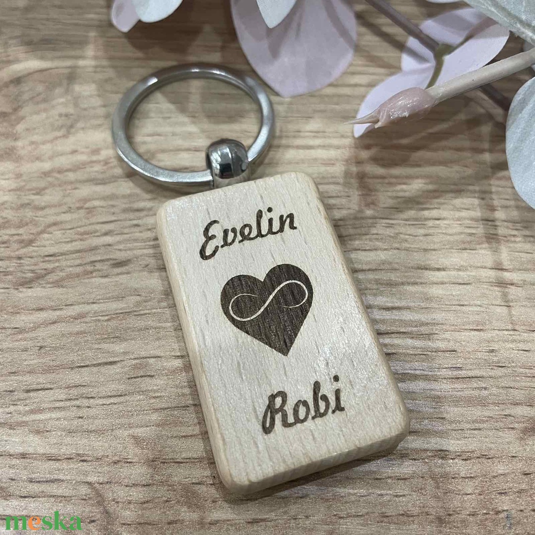 2db Örökké együtt kulcstartó pároknak - táska & tok - kulcstartó & táskadísz - kulcstartó - Meska.hu