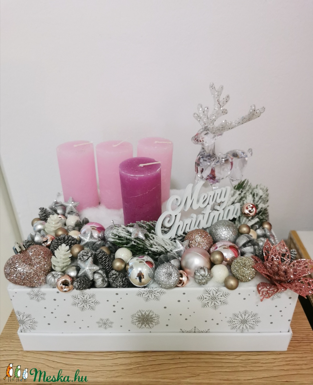 ELŐRENDELHETŐ ADVENTI BOXOK  (Karácsony)  - karácsony - adventi díszek - adventi asztaldísz - Meska.hu